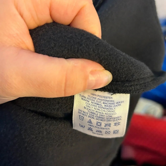 LANDS END MENS FLEECE ZIP UP JACKET - Picture 4 of 4